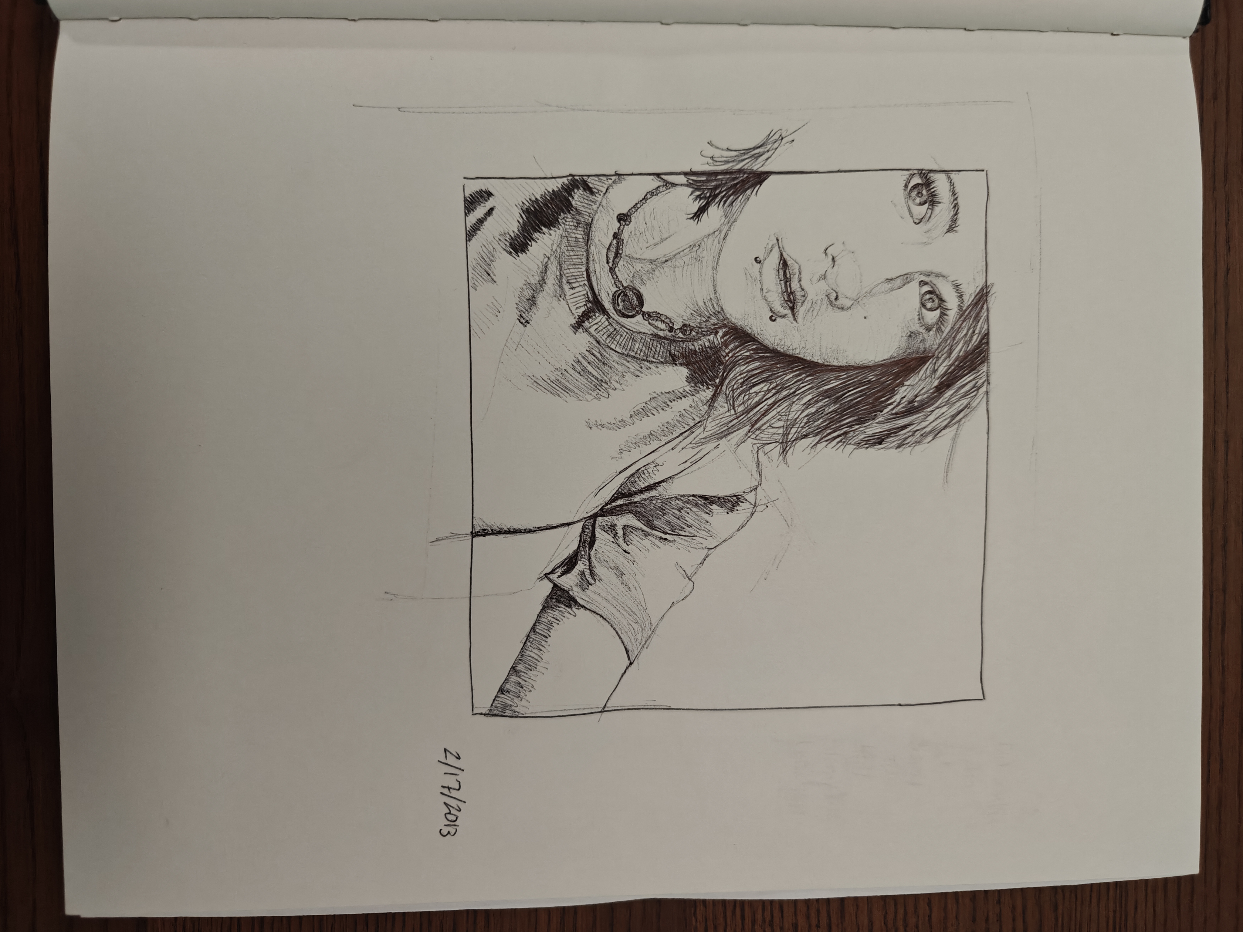 ballpoint pen on paper (Feb 2013)